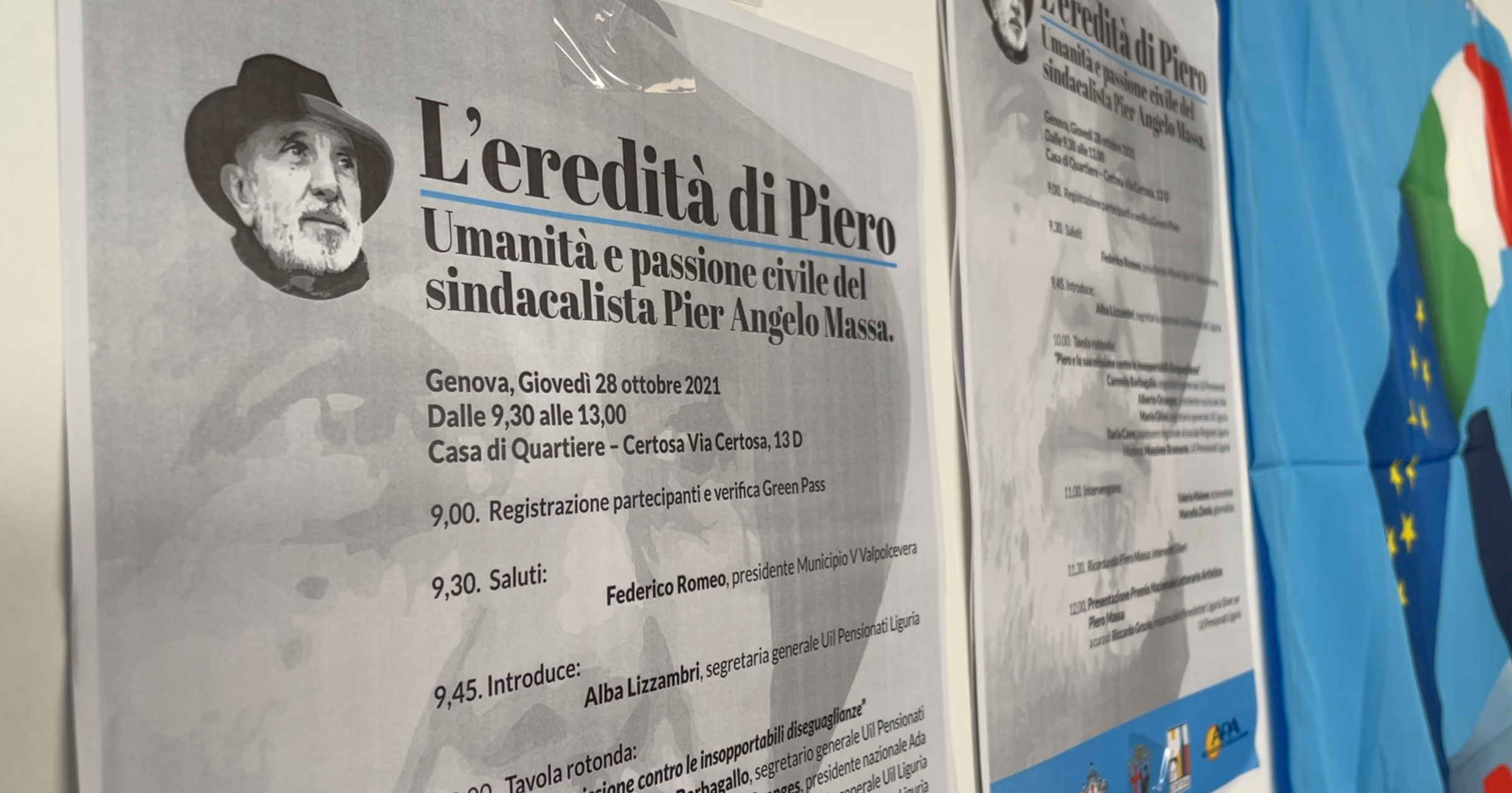 Uil Liguria ricorda Piero Massa con un premio letterario a lui dedicato