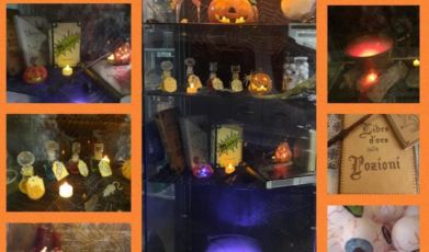 Genova, il Civ Carignano incorona la "vetrina più spaventosa di Halloween"