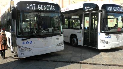 Autobus per la Valbisagno, Bucci: "Entro un anno e mezzo la prima linea green" 