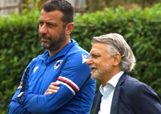 Sampdoria, Ferrero a Bogliasco alla vigilia della trasferta di Torino, 24 i convocati