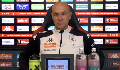Genoa, Ballardini: "Abbiamo le idee più chiare, ora dobbiamo fare meglio"
