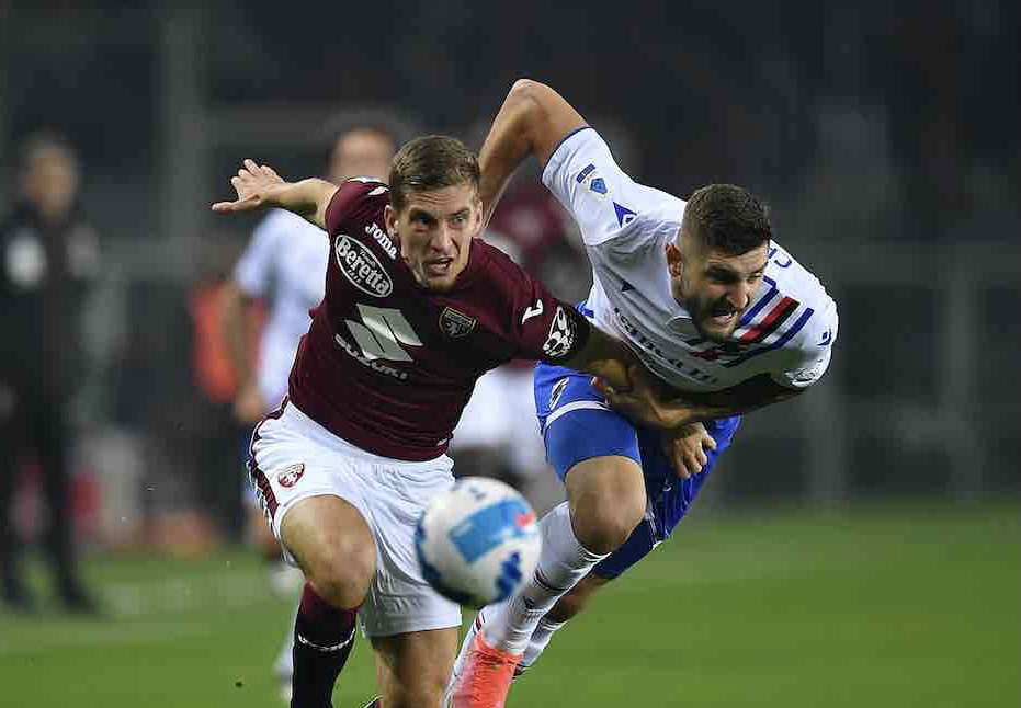 Sampdoria disastrosa, attacco inesistente e difesa colabrodo: il Torino vince 3-0