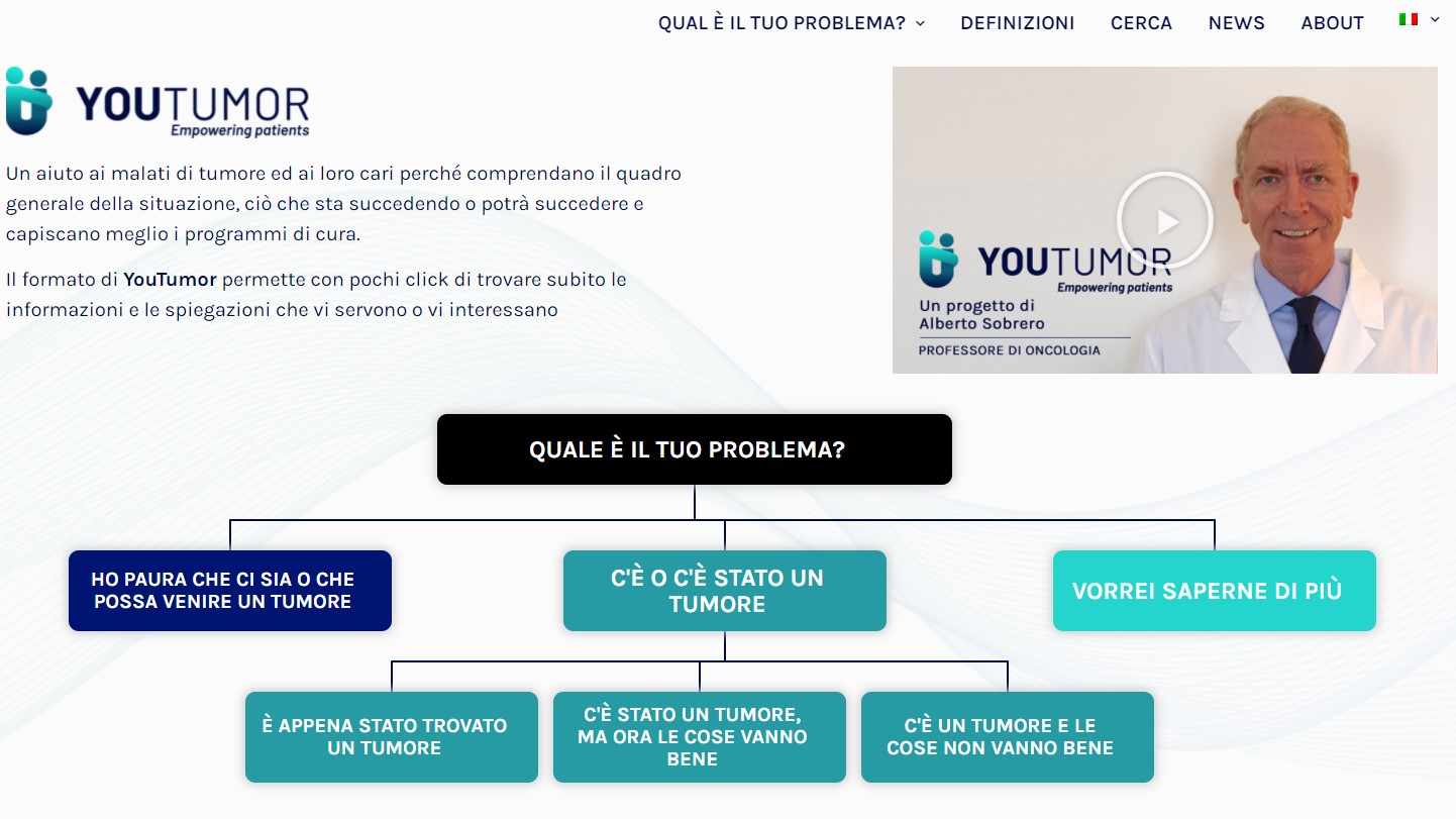 Nasce Youtumor.org, il portale per comprendere il cancro e combattere le fake news
