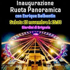 Genova, sabato l'inaugurazione della ruota panoramica con Enrique Balbontin