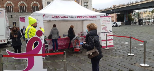 A Genova l'ultima tappa della "Carovana di Prevenzione": oltre 300 screening effettuati