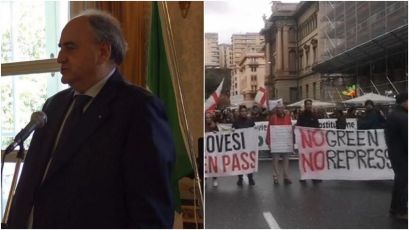 Proteste no green pass a Genova, il prefetto: "Preferenza per soluzione statiche"