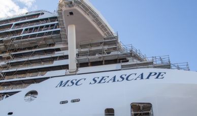 Varata la Msc Seascape: sarà consegnata tra un anno