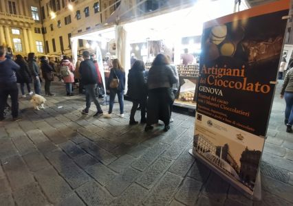 Genova, in piazza Matteotti "Gli artigiani del cioccolato" 