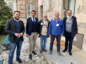 A Tursi la protesta dei lavoratori delle partecipate: "Chiediamo tamponi gratis"