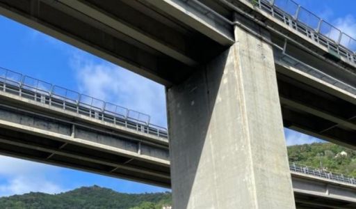 Cadono calcinacci dal viadotto Tuia in A12 fra i caselli di Rapallo e Chiavari