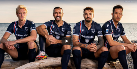 Sampdoria, è nata la nuova maglia 'Samp for people': debutterà domenica 5 dicembre con la Lazio