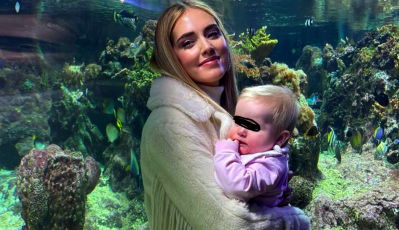 Genova, Chiara Ferragni porta i figli all'Acquario