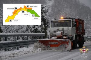 Allerta neve in Liguria: gialla sulla costa da Genova a Ventimiglia, arancione nell'entroterra