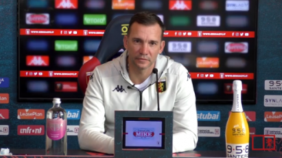 Genoa, Shevchenko: "Buone notizie per il derby, recuperiamo Criscito e Destro"