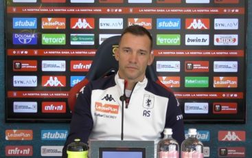 Genoa, Shevchenko: "La salvezza è la nostra Champions League: testa bassa e lavoriamo"
