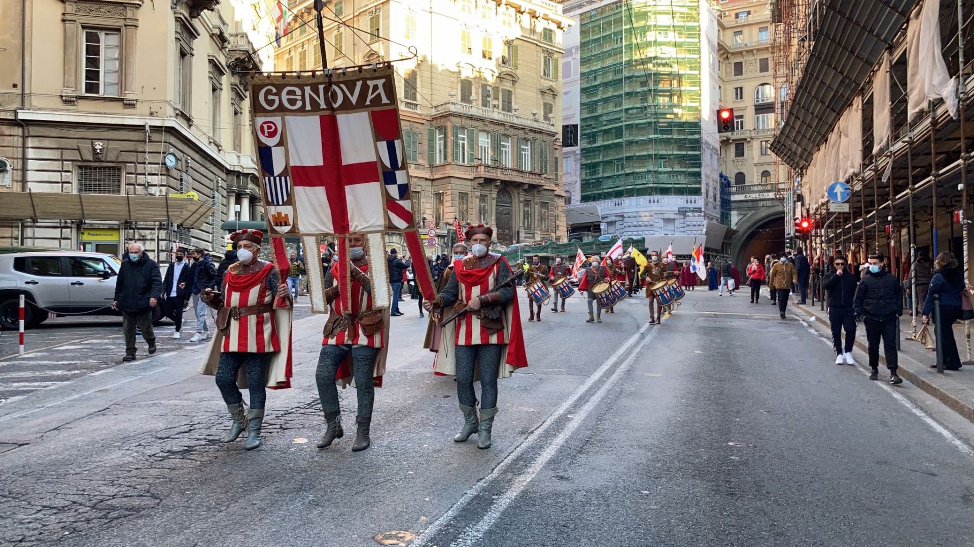 Genova, lo spettacolo dei cortei storici delle Quattro Repubbliche Marinare