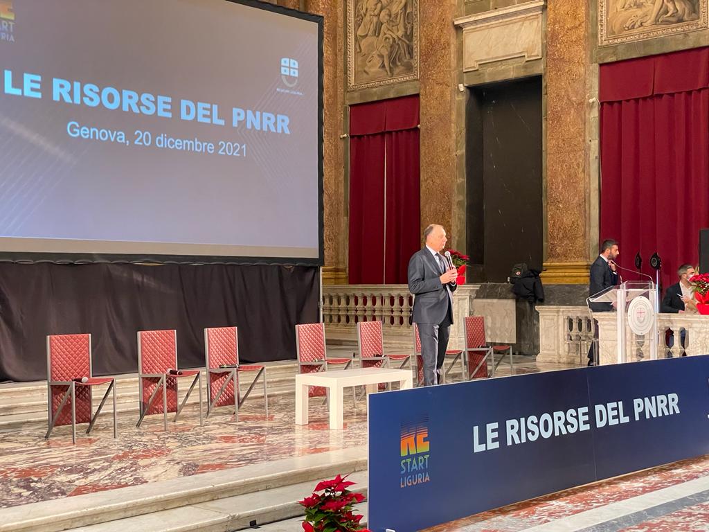 Genova, Restart Liguria: a Palazzo Ducale si parla dell'utilizzo delle risorse del Pnrr