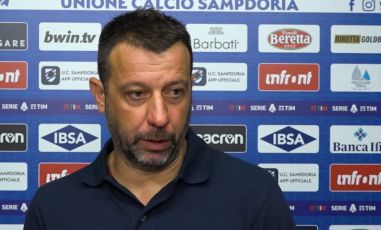Sampdoria, D'Aversa "Non pensiamo di aver risolto tutti i problemi"