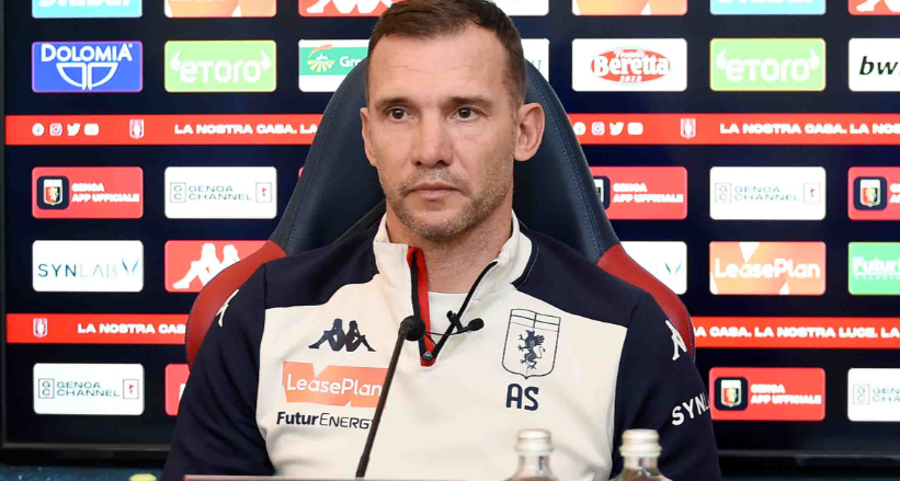 Genoa, Shevchenko: "Un buon risultato con lo Spezia ci avvicinerebbe alla salvezza"