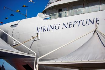 Ancona, Fincantieri vara la "Viking Neptune": 465 cabine all'insegna del lusso