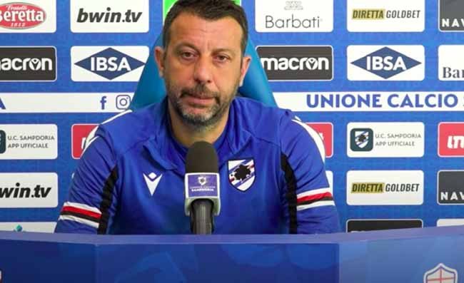 Sampdoria, ufficiale l'esonero di Roberto D'Aversa