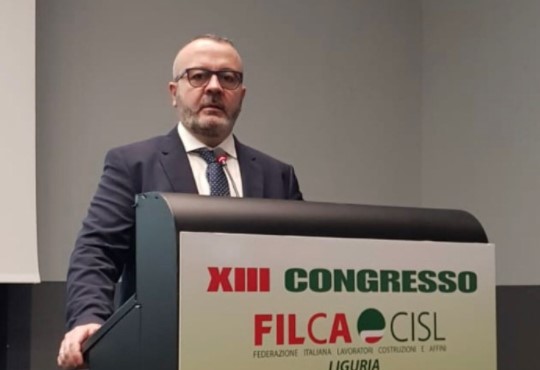 Andrea Tafaria confermato segretario generale di Filca Cisl
