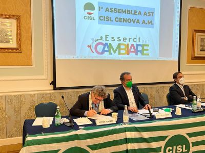 Assemblea Ast Cisl Genova, Granara: "Avviato tavolo con il Comune per il Pnrr"