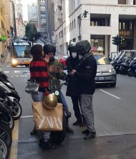 Genova, non si fermano sulle strisce. I Candreva multati dai vigili in borghese