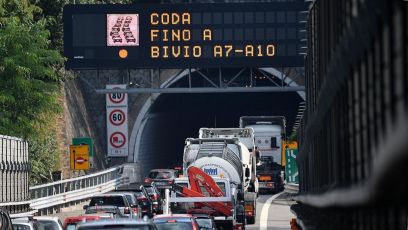 Autostrade in Liguria: ancora code in A26: 4 chilometri tra Ovada e Masone verso Genova