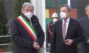 Draghi a Genova, Bucci: "Abbiamo parlato anche del progetto del Cerchio Rosso"