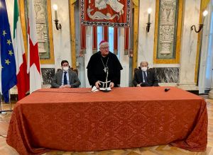 Genova, Monsignor Tasca a Tursi: "Genova è sotto gli occhi del mondo, rendiamola ancora più accogliente"