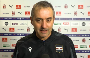 Sampdoria, Giampaolo: "Partita coraggiosa, recrimino solo sul gol" 