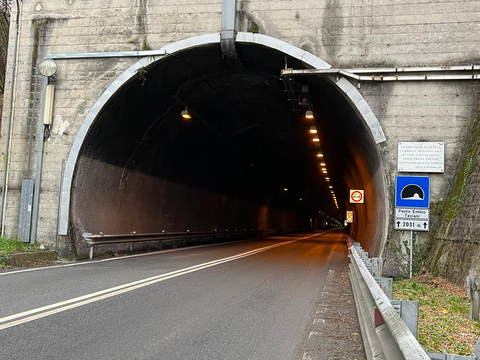 Tunnel delle Ferriere, da lunedì scatta la chiusura ma la A12 fra Chiavari e Rapallo resta aperta