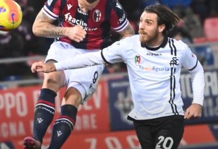Spezia sconfitto 2-1 a Bologna: decide la doppietta di Arnautovic 