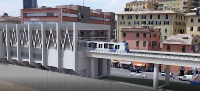 SkyMetro Valbisagno, Bucci: "Sarà coperto da pannelli solari"