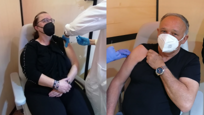 Covid, le prime vaccinazioni con Novavax alla Sala Chiamata del Porto di Genova