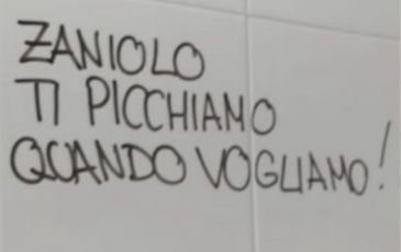 Spezia, scritte di insulti a Zaniolo nel liceo della sorella