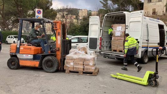 Ucraina, già cento bancali di generi di prima necessità raccolti alla Foce