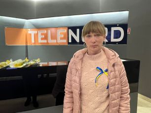 Miroslava, profuga ucraina a Telenord: "Sogno che questo incubo finisca presto"