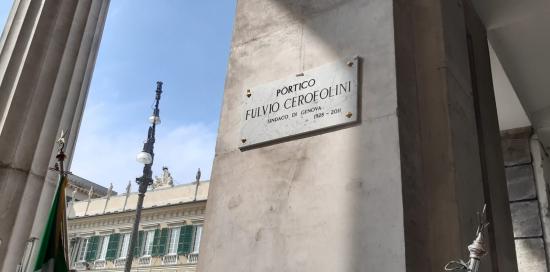 Genova, intitolato a Cerofolini il portico del Teatro Carlo Felice