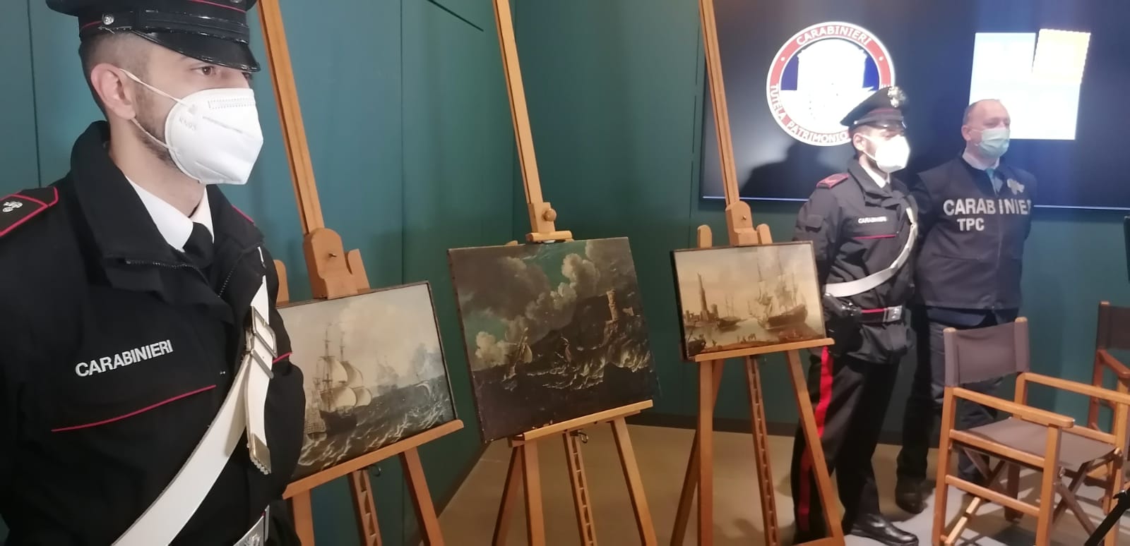 Genova, tre quadri del '600 rubati 40 anni fa tornano al Museo del Mare