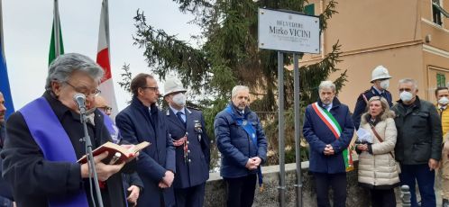 Genova, il belvedere sul Polcevera intitolato a Mirko Vicini, vittima del Ponte Morandi