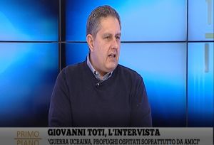 Guerra in Ucraina, Toti a Telenord: "Anche Costa Crociere ha offerto una nave per ospitare i profughi"