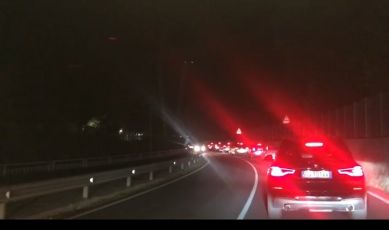 Aurelia, tutti in coda tra Genova Pra' e Arenzano 