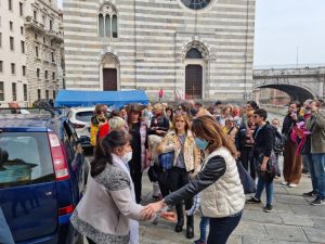"Genova per voi", i profughi ucraini alla scoperta delle bellezze della città