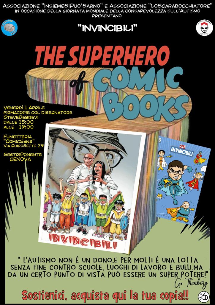 "Gli invincibili", il fumetto per grandi e piccini che racconta l'autismo