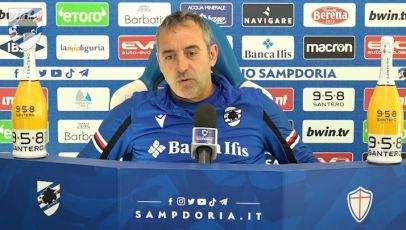Sampdoria, Giampaolo: "Padroni del nostro destino: pensiamo solo alle nostre partite" 