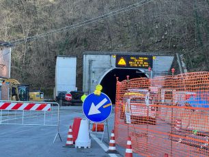 Tunnel delle Ferriere. Domani riapertura, rischio code sulla statale 45