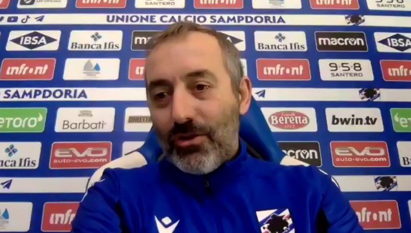 Sampdoria, Giampaolo: "Contro la Salernitana voglio una squadra lucida"