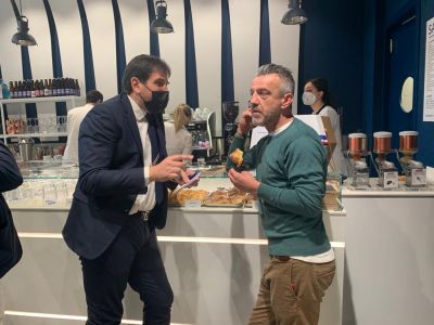 Genova, Francesco Flachi al SampCity: "Spero un giorno di lavorare con Novellino"